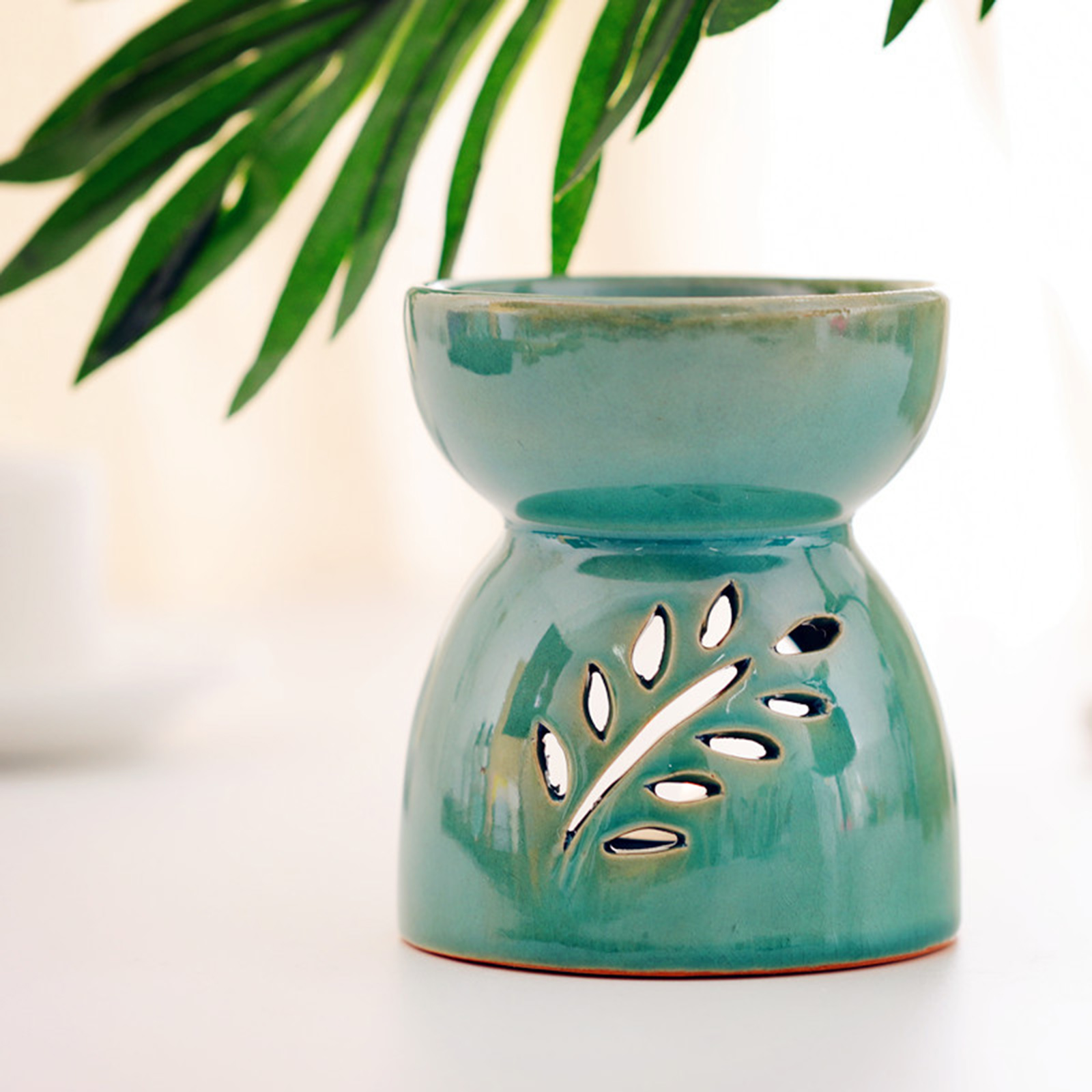 Home Fragrance Oil Burner - Essential Oil Burner Ceramic Tealight Holder