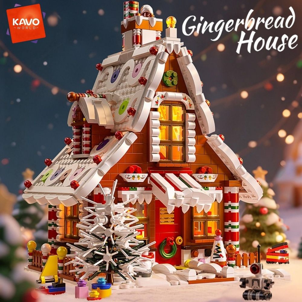 Home Fragrance Gingerbread - KAVOWORLD 1614PCS Christmas Gingerbread House Building