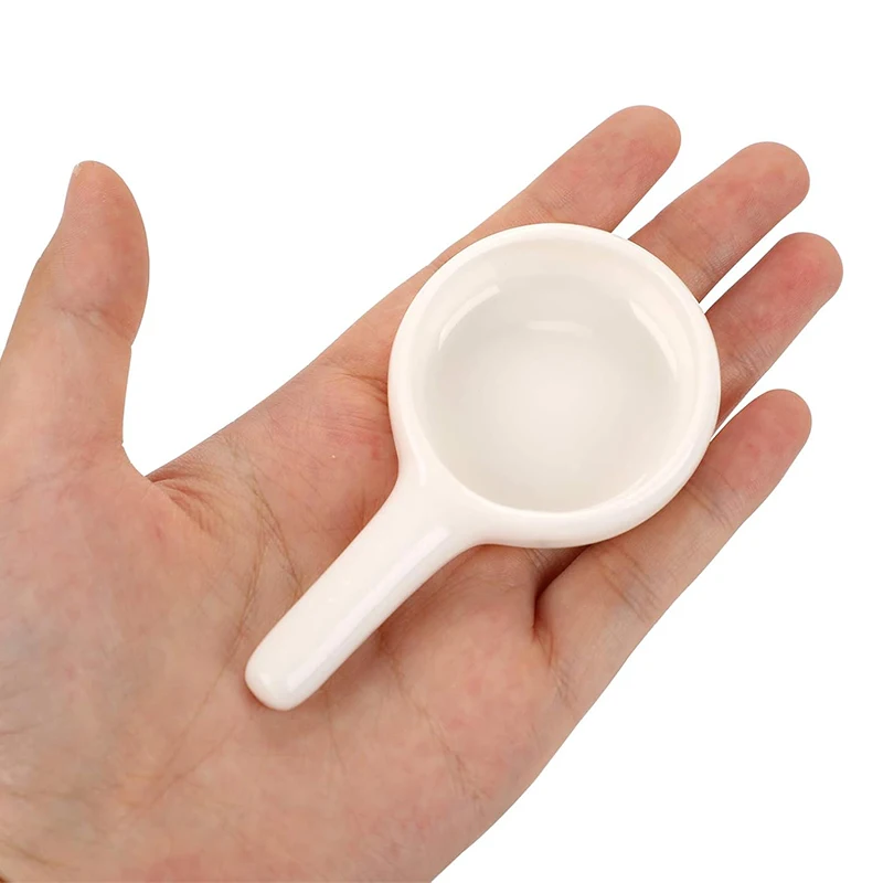 Home Fragrance Oil Burner - 1Pcs Ceramic Little Candle Spoon Tealight