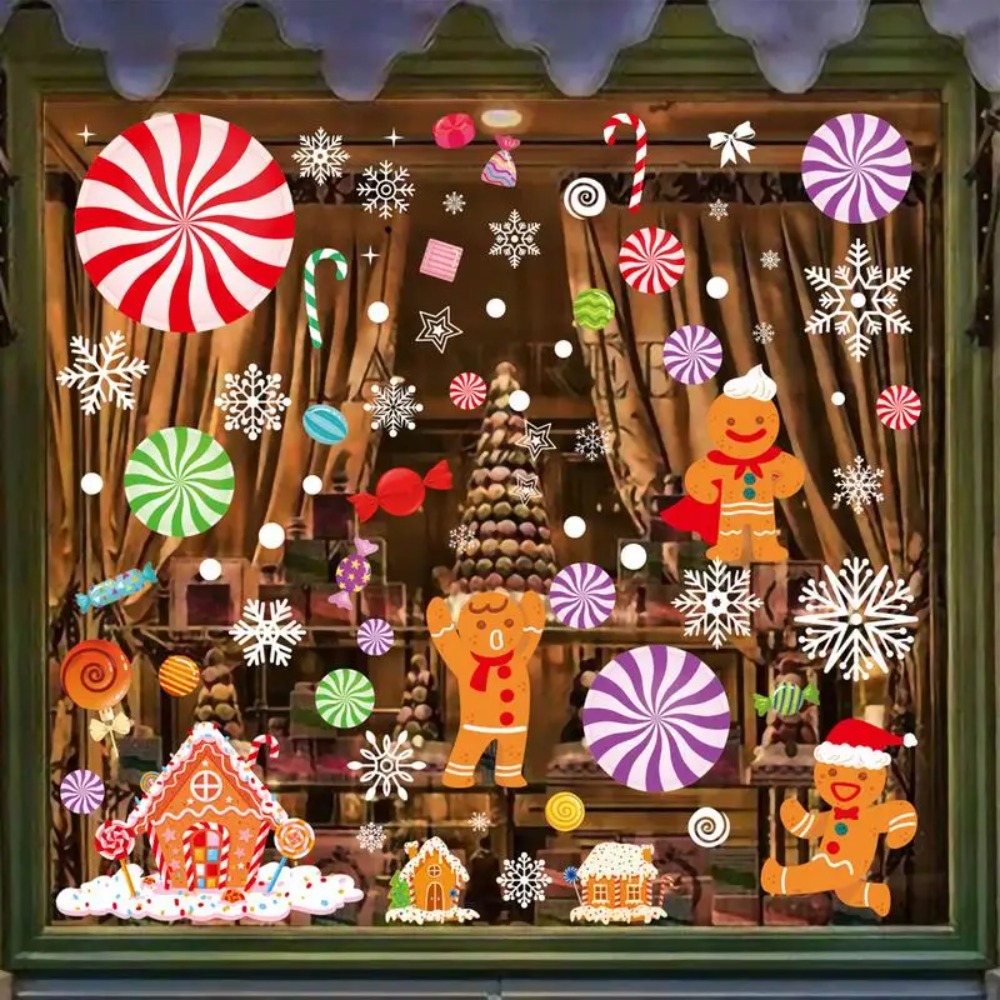Home Fragrance Gingerbread - Gingerbread House Candy Stickers Gingerbread Man