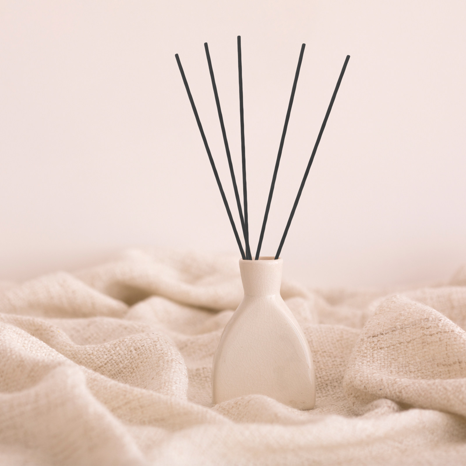 Home Fragrance Usa - 100Pcs Fibre Reed Diffuser Sticks Black