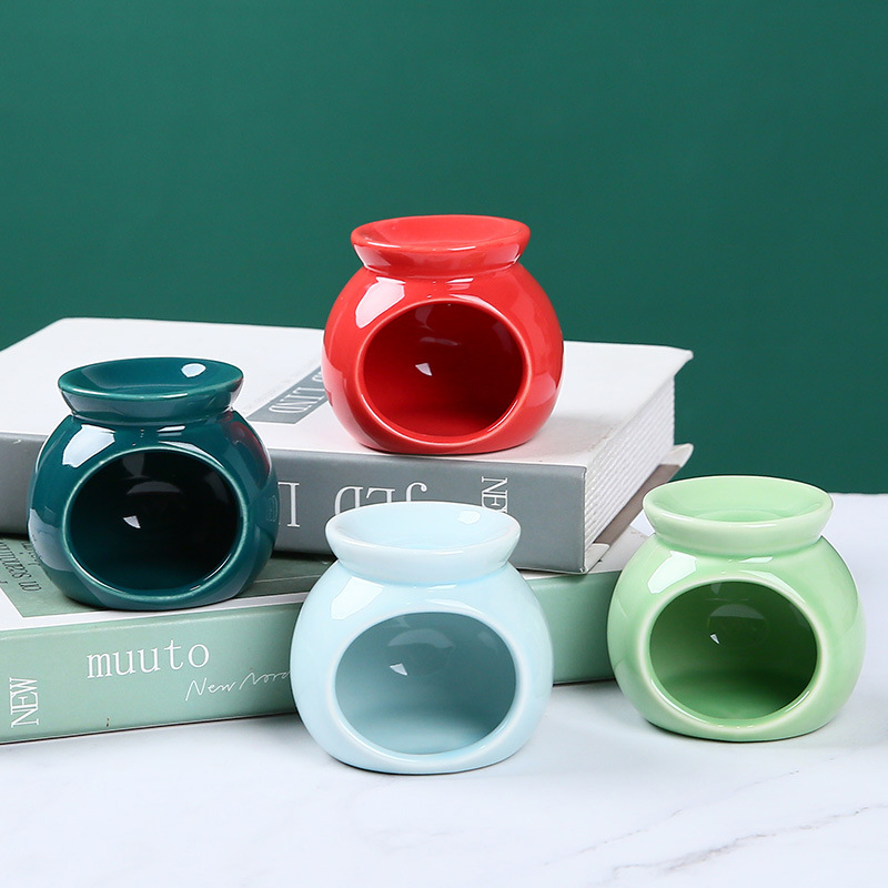 Home Fragrance Oil Burner - Porcelain Aroma Burner Essential Oil Furnace