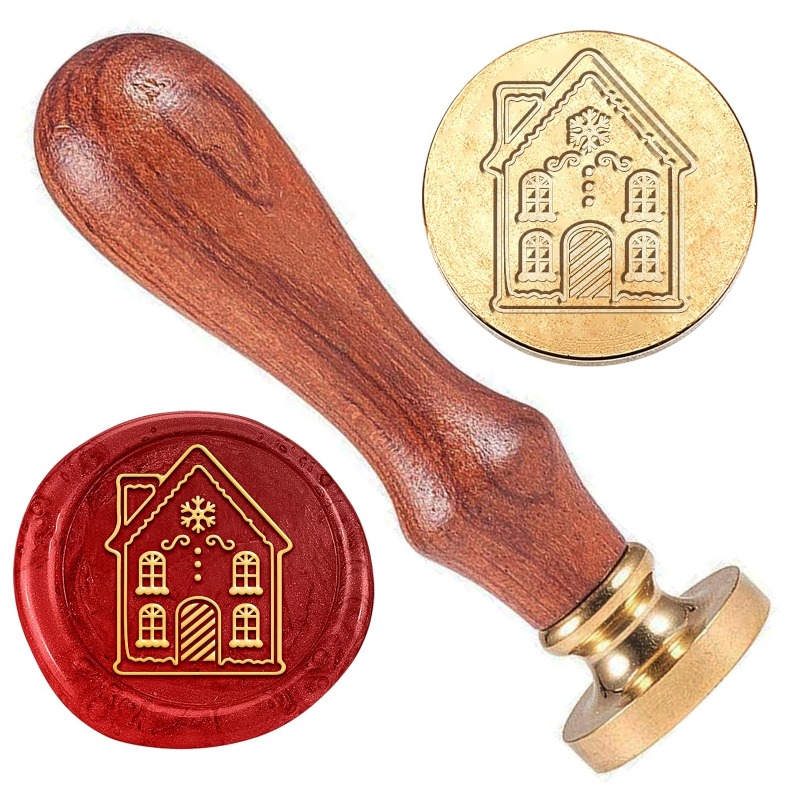 1pcs House Wax Sealing Stamp C - огляд і ціна Home Fragrance Gingerbread
