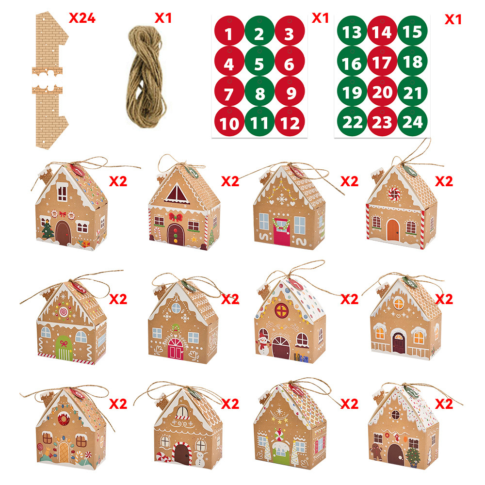24Pcs Christmas Gingerbread Tr - огляд і ціна Home Fragrance Gingerbread