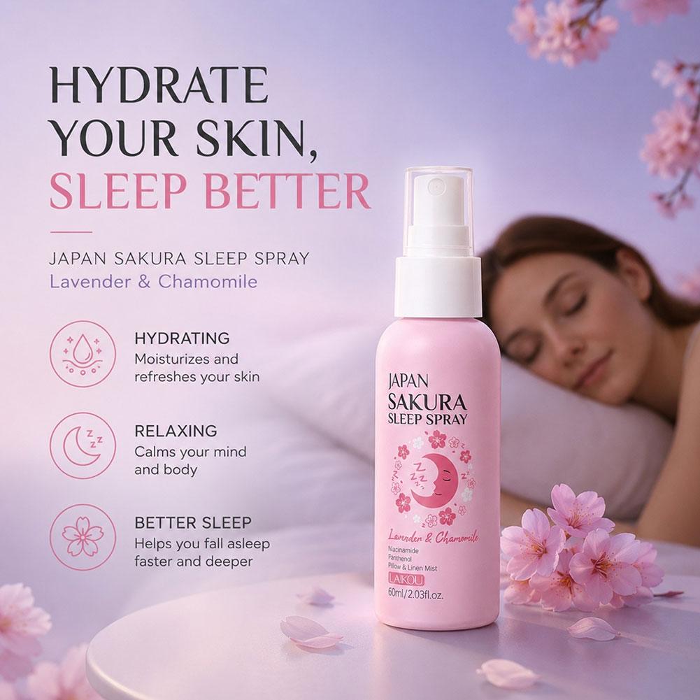 LAIKOU Japan Sakura Sleep Pill - огляд і ціна Lavender Pillow Spray