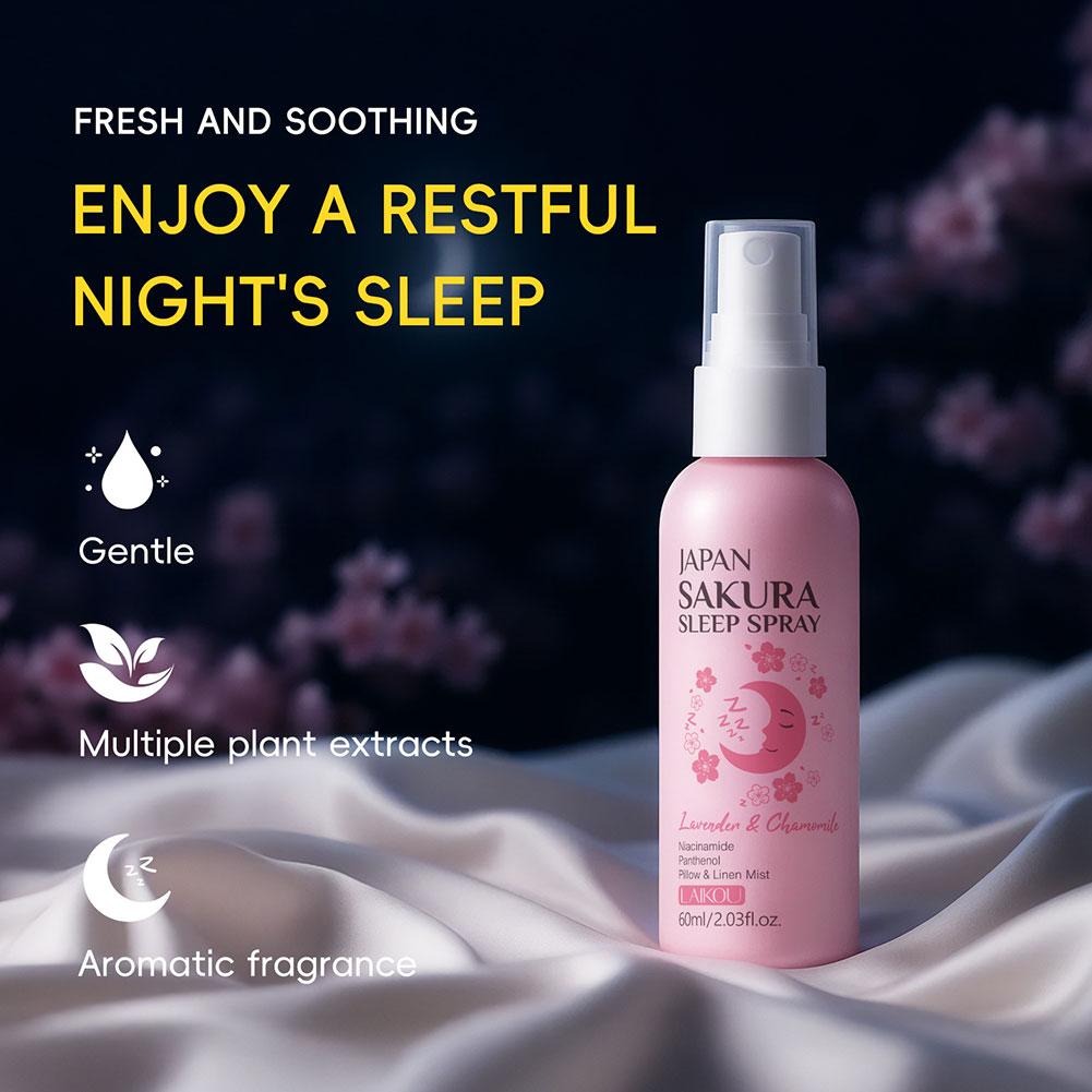 LAIKOU Japan Sakura Sleep Pill - огляд і ціна Lavender Pillow Spray