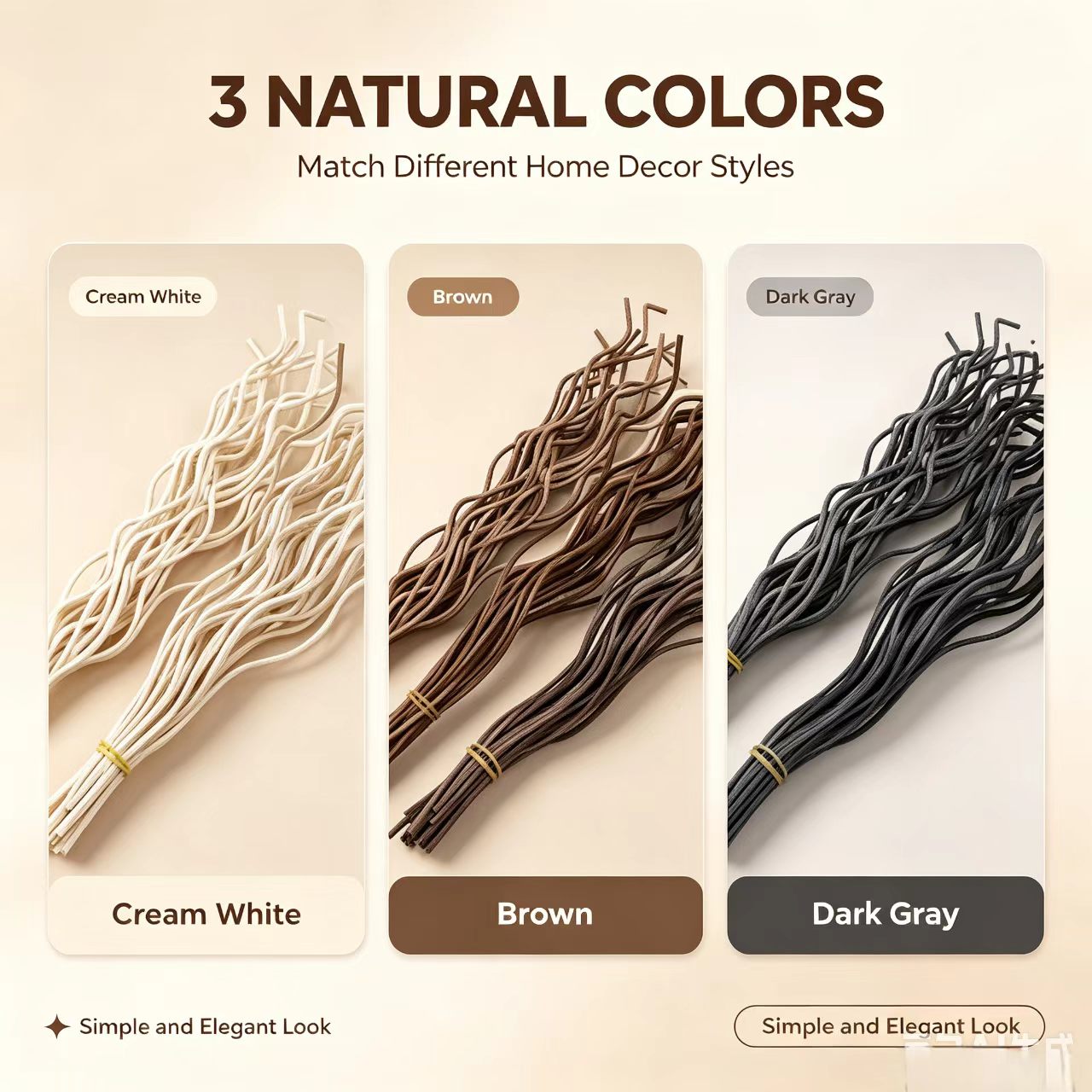 20Pcs Long Wavy Rattan Reed Di - огляд і ціна Home Fragrance Wholesale