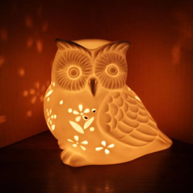 Porcelain Hollow Owl Aromather - огляд і ціна Home Fragrance Oil Burner