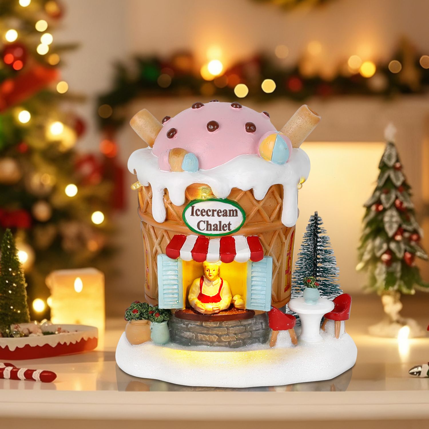 Light up Gingerbread Village H - огляд і ціна Home Fragrance Gingerbread
