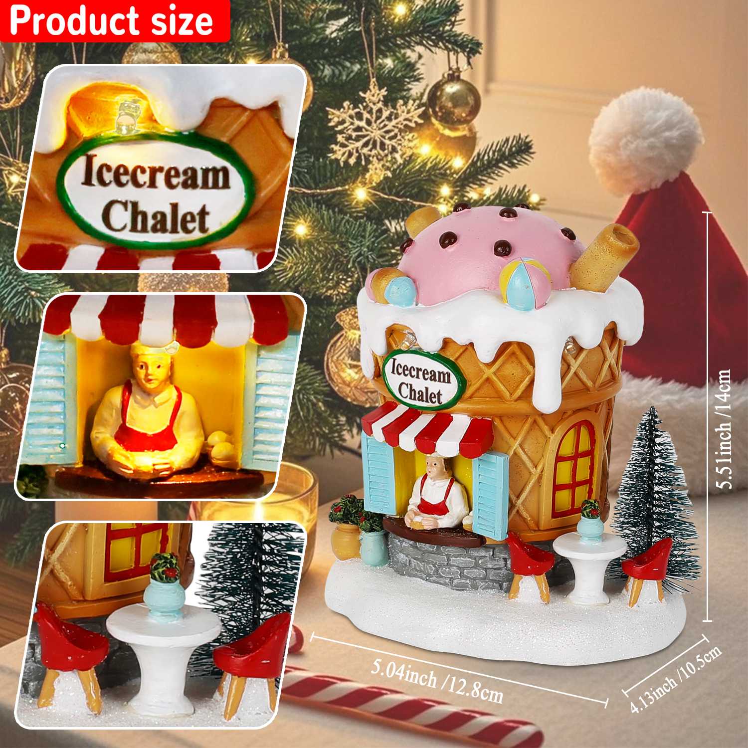 Light up Gingerbread Village H - огляд і ціна Home Fragrance Gingerbread