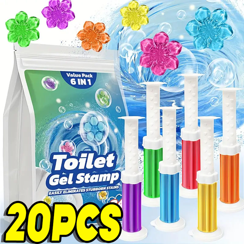 1/20pcs Flower Toilet Cleaner  - огляд і ціна Home Fragrance Gel