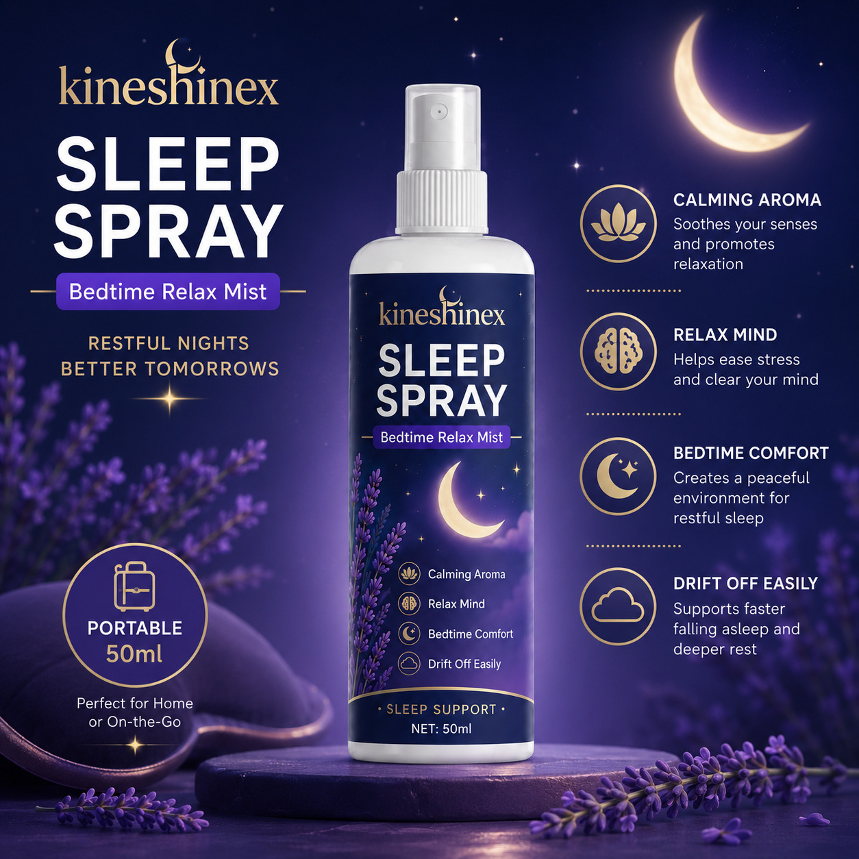 Sleep Spray – Bedtime Relax Mi - огляд і ціна Lavender Pillow Spray