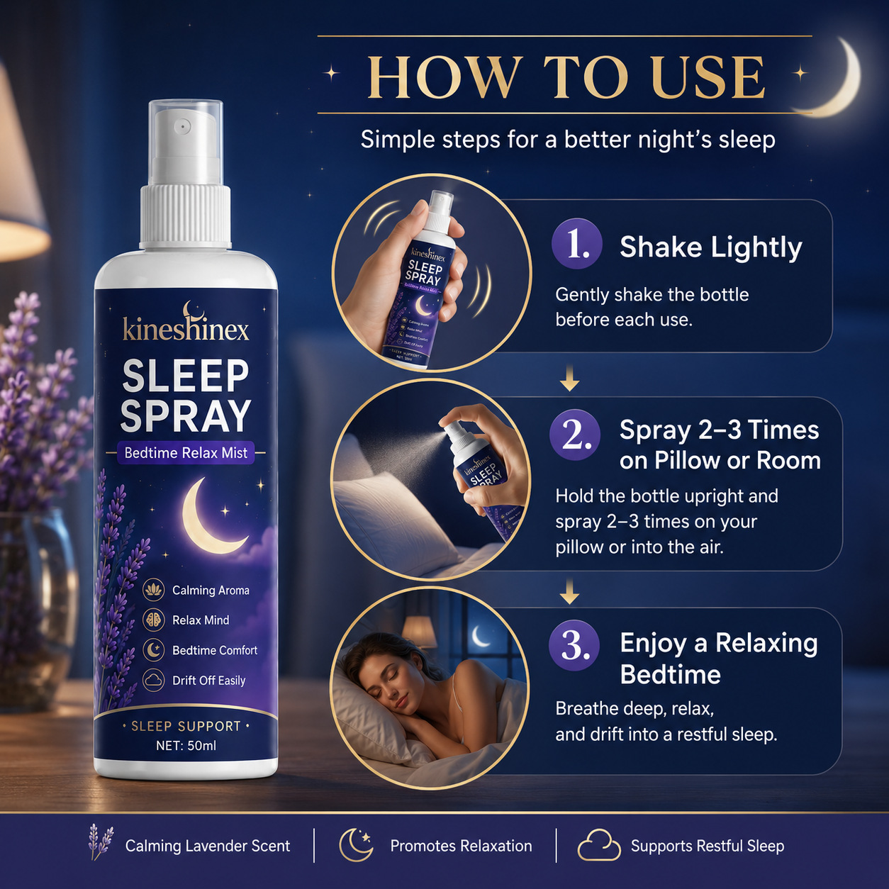 Sleep Spray – Bedtime Relax Mi - огляд і ціна Lavender Pillow Spray