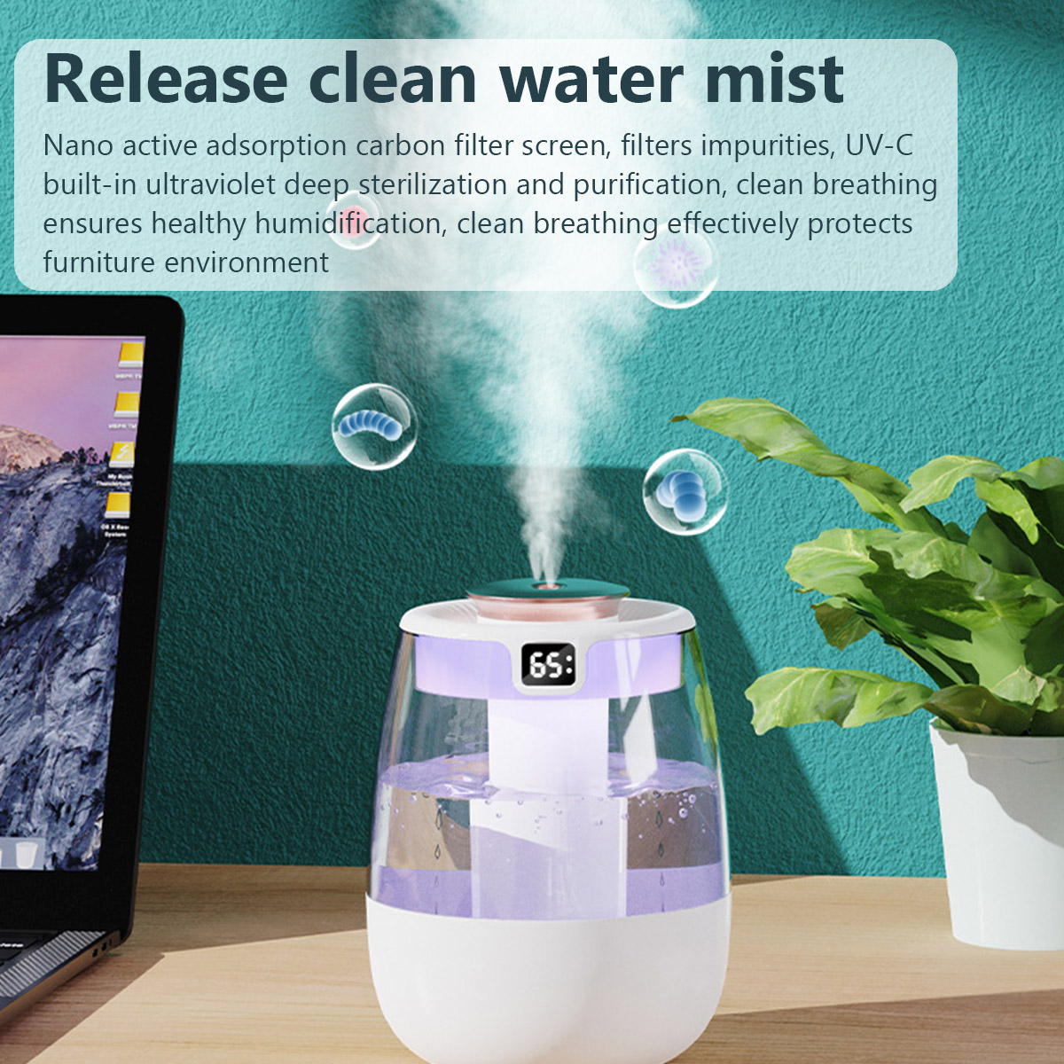 1.3L Air Humidifier Double Spr - огляд і ціна Home Fragrance Mist