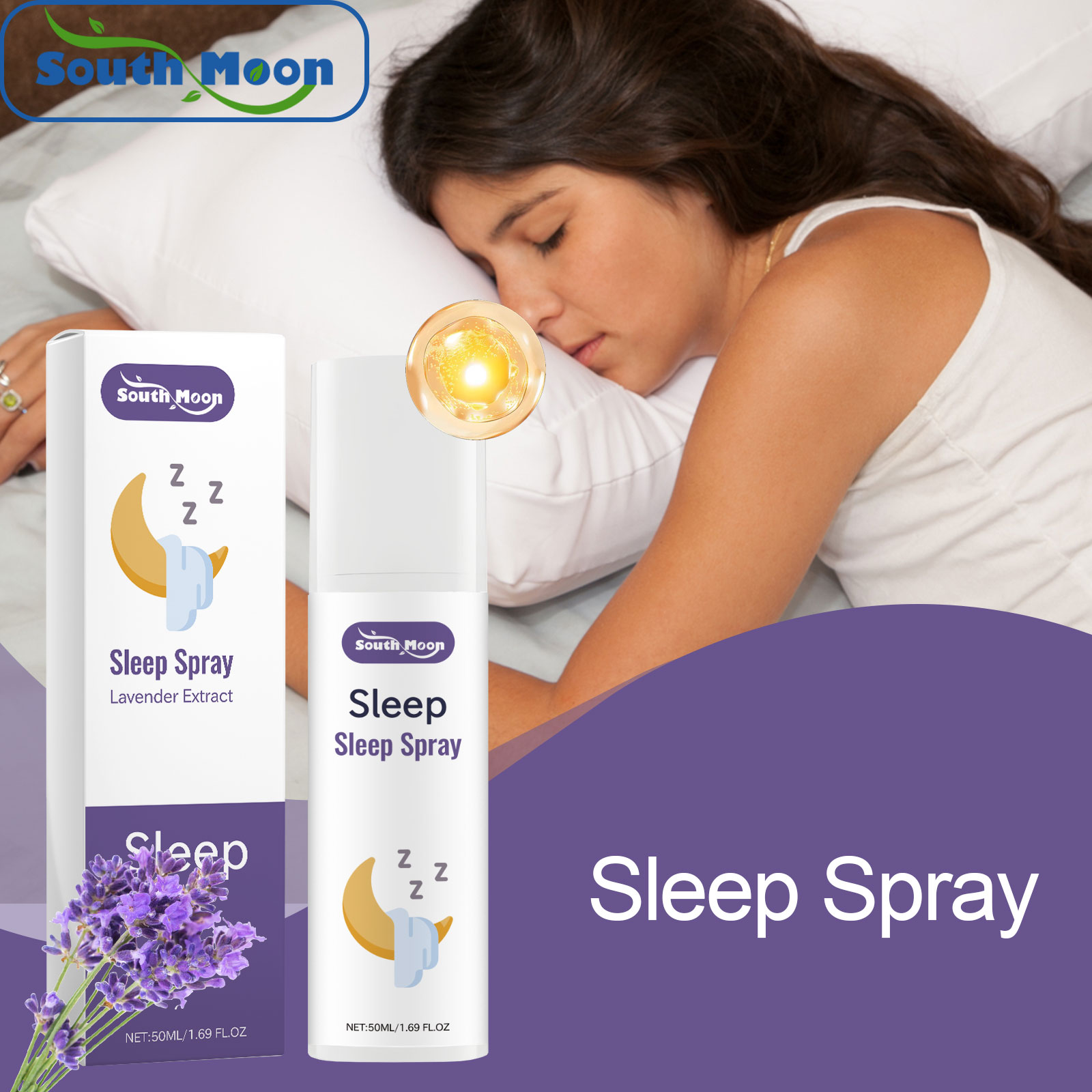 Lavender Sleep Spray Fall Asle - огляд і ціна Lavender Pillow Spray